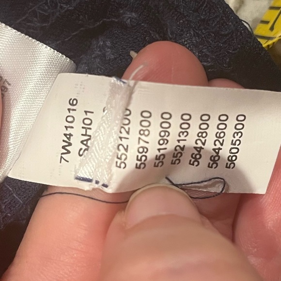 LUCKY BRAND Tassel Tie Split Neck Top peasant blouse Sheer medallion lace - Picture 7 of 10